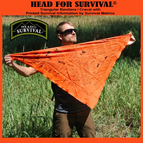 Giant Survival Bandana - Orange