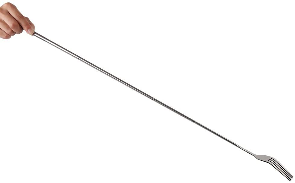 Extendable telescoping fork for claiming dad tax