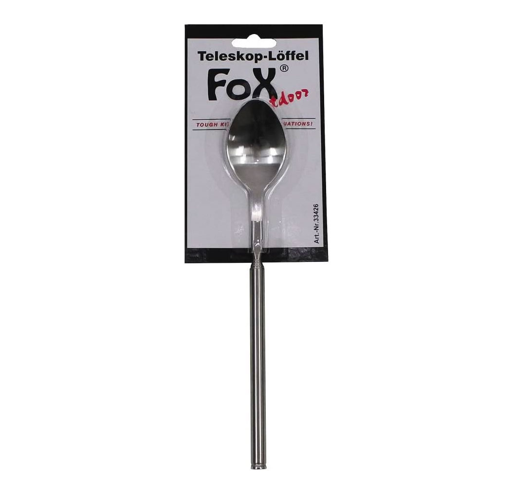 Extendable telescoping spoon for claiming dad tax spoon