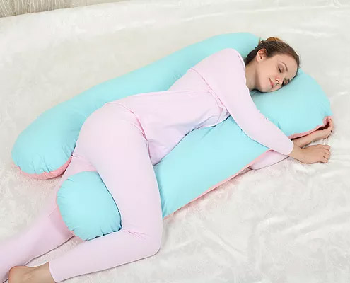 Giant U Shaped Body Pillow Cradling Pregnancy Pillow