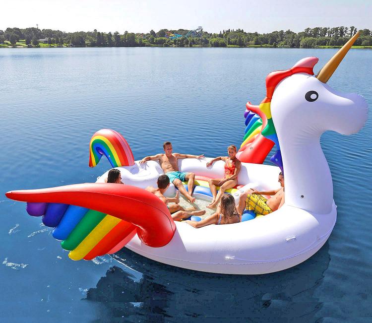 Giant Unicorn Lake Float Seats Up To 6 Adults 