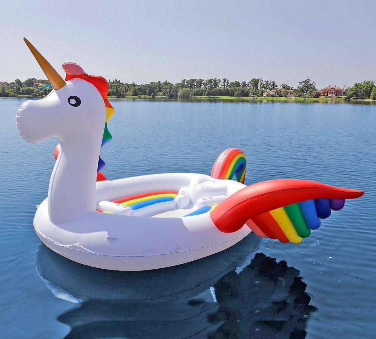 unicorn blow up float