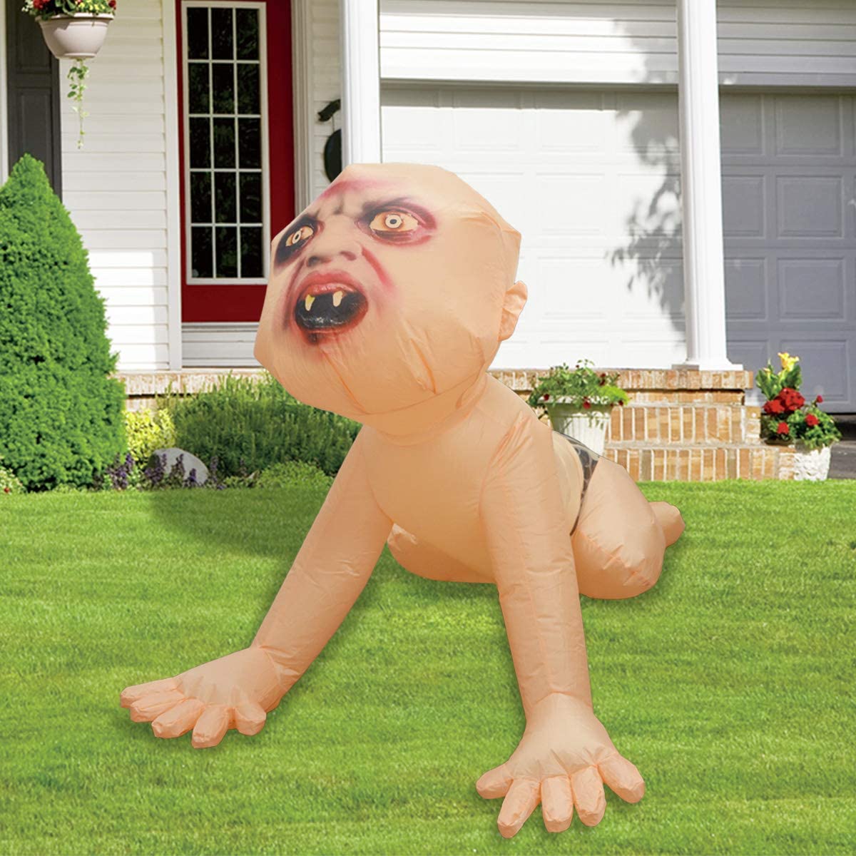 Giant Zombie Baby Halloween Decoration