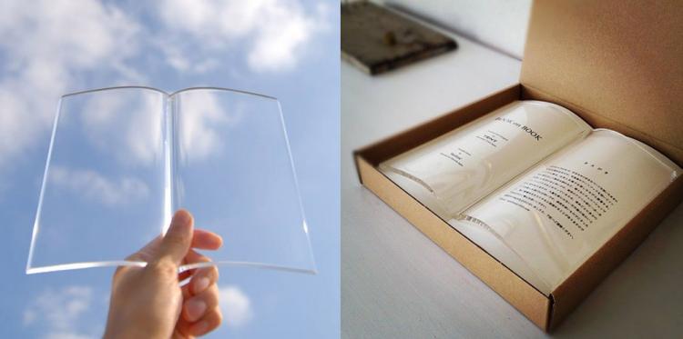 Glass Book Page Holder