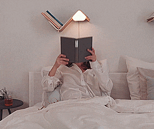 Lililite: A Bookshelf Lamp - Acts as a Bookmark and Turns Off When You Set Your Book Down