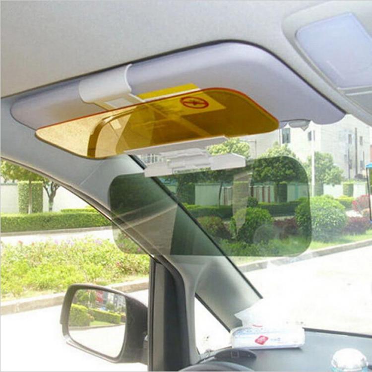 Transparent Sun Visor Helps Reduce Brightness During Day, Glare During Night