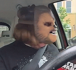 Chewbacca Mask Makes Chewbacca Sounds When You Move Your Mouth
