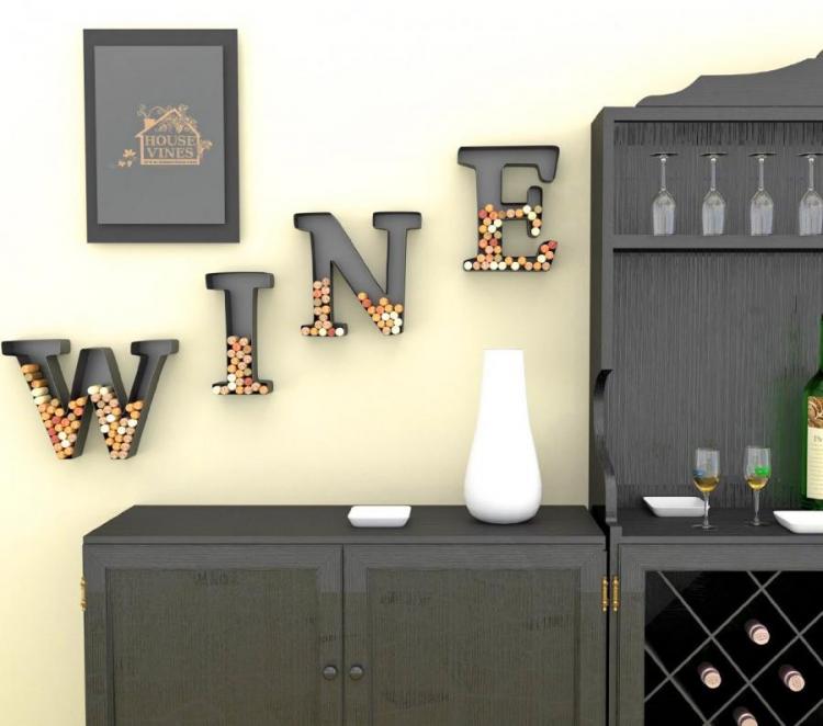 These Giant Letters Are The Coolest Way To Store Your Used Wine Corks