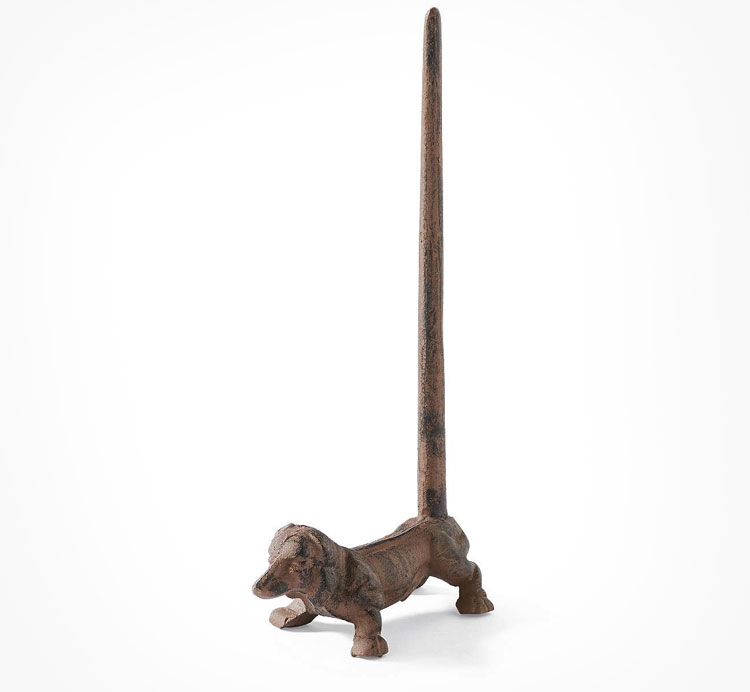 Dachshund Dog Toilet Paper and Paper Towel Holder