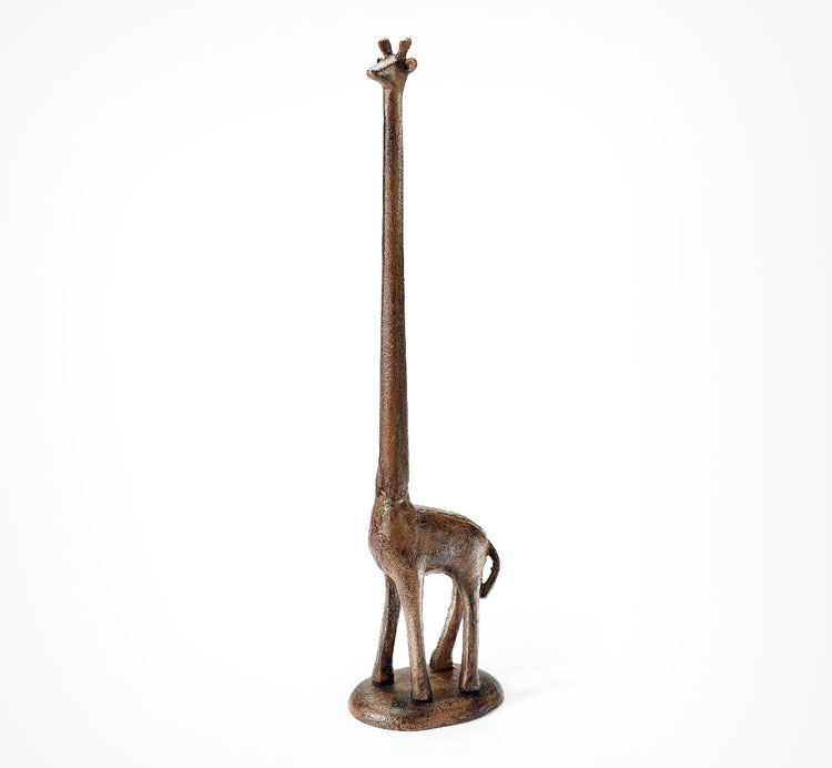 Giraffe Gold Paper Towel Holder, 17.5 – Wall Charmers