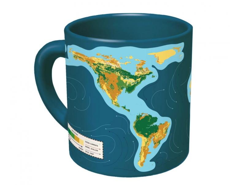 Climate Change / Global Warming Coffee Mug - Disappearing Coastlines Mug