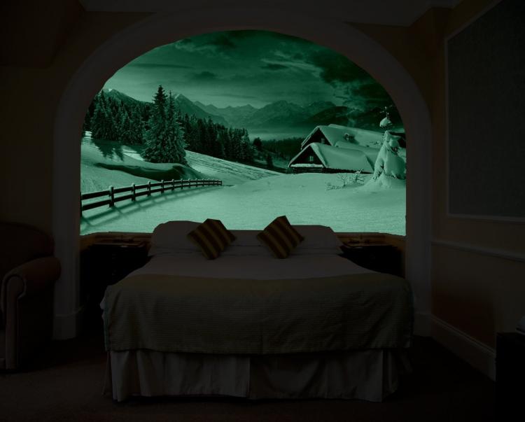 Glow In The Dark Wall Mural That Makes It Look Like You Have a Window