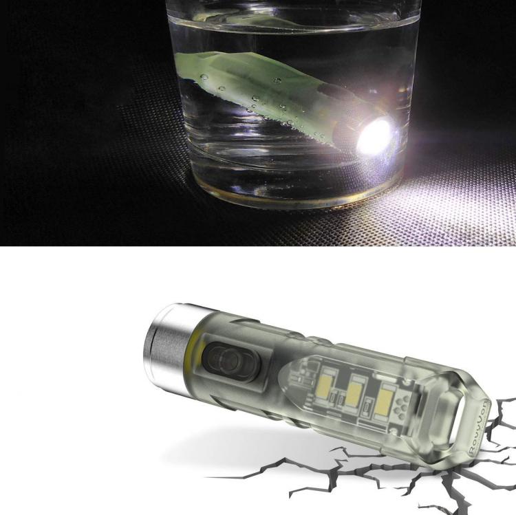 Glow In The Dark Flashlight - Tiny glowing flashlight key-chain
