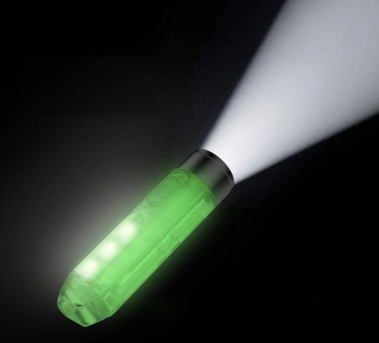 Glow In The Dark Flashlight - Tiny glowing flashlight key-chain