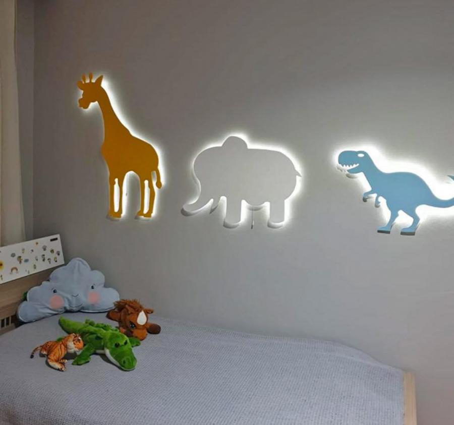 Childrens wall night store lights