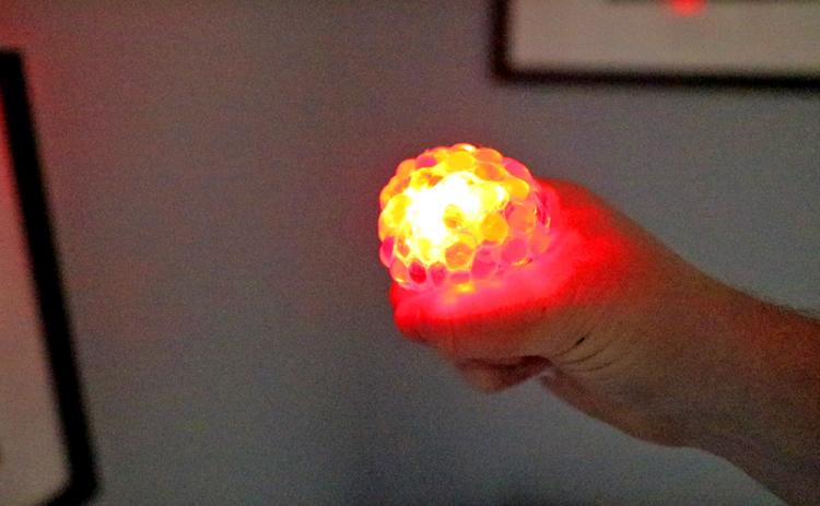 Glowing Colorful Stress Ball With LED Lights - Best Stress Ball - Led squish ball