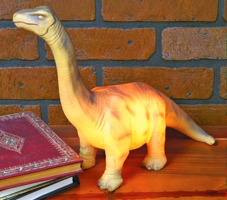 Glowing Dinosaur Table Lamp - Brontosaurus dinosaur night-light