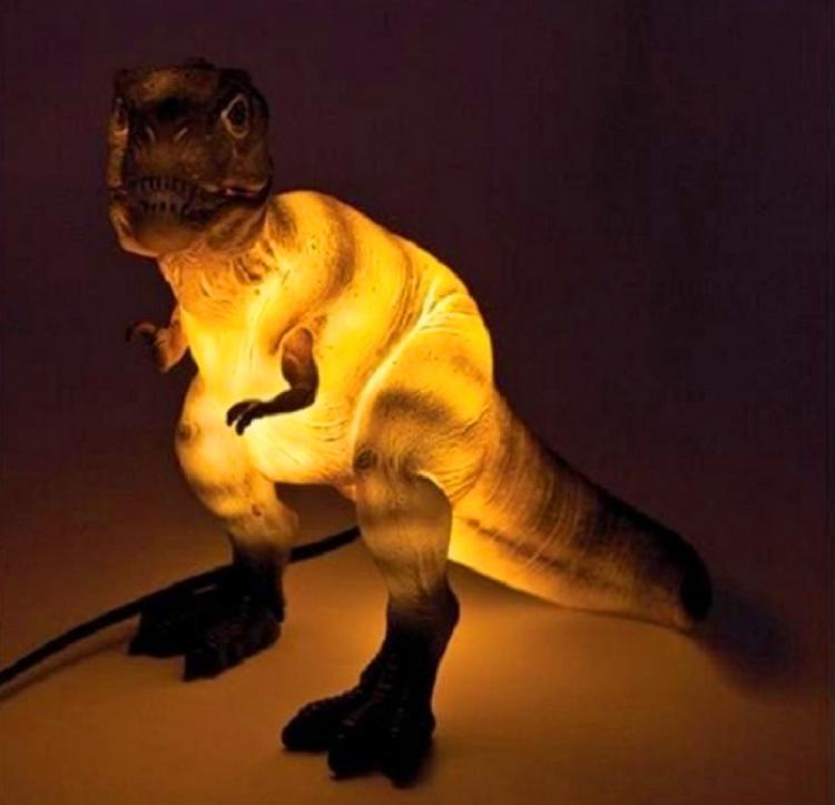 Glowing Dinosaur Table Lamp - T-Rex dinosaur night-light