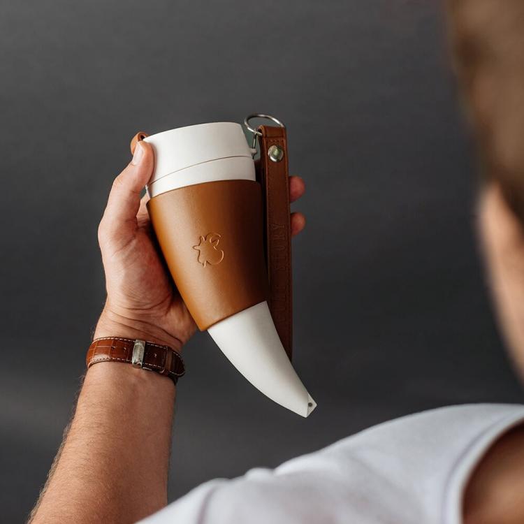 Goat Story Coffee Mug - Horn Shaped Coffee Mug