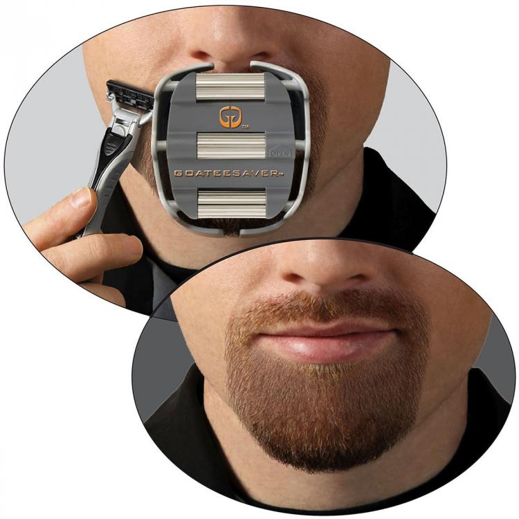 Goatee Saver - Device Helps You Shave The Perfectly Shaped Goatee Every-Time - Goatee Shaper