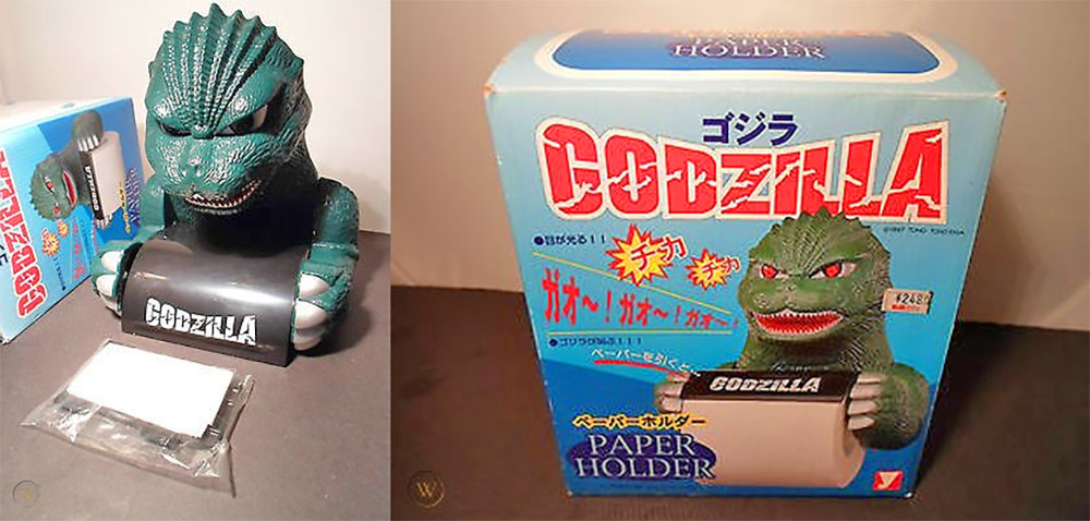 Godzilla Toilet Paper Dispenser