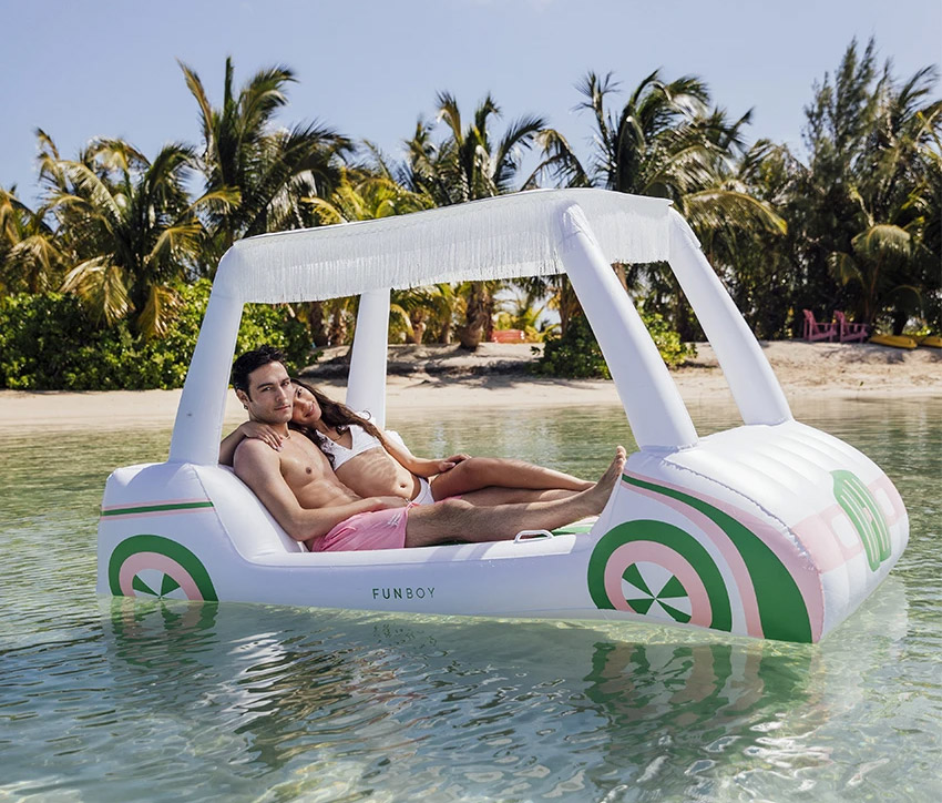 Golf Cart Pool Float - Giant inflatable golf cart float