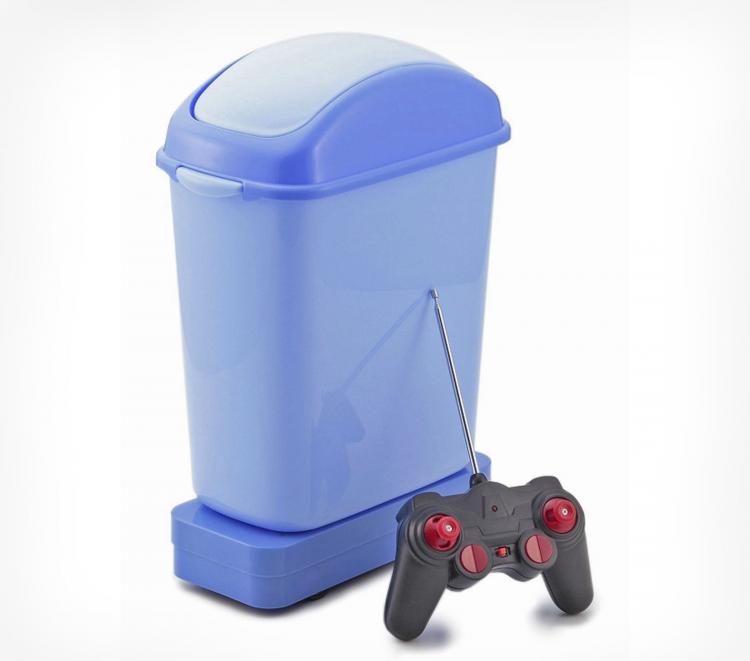 Gomiba Go Remote Controlled Garbage Can - Weird Japanese RC Garbage Can On Wheels