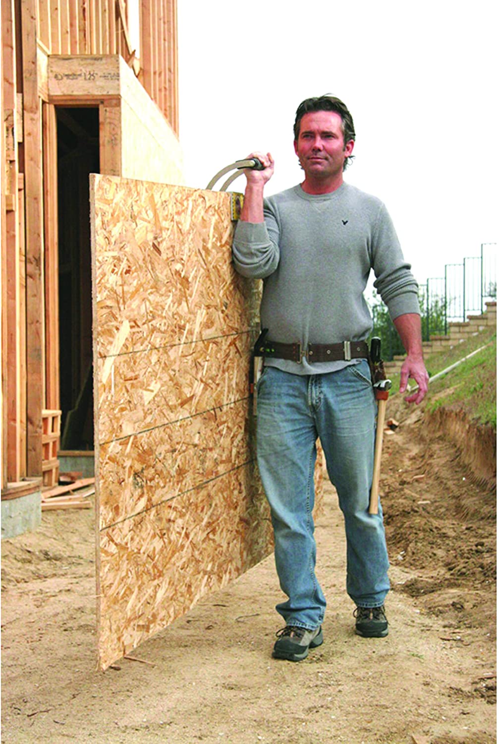 Gorilla Gripper - Clamp lets you easily haul around heavy slabs of wood or drywall by yourself - how to Carry heavy panels with 1 person