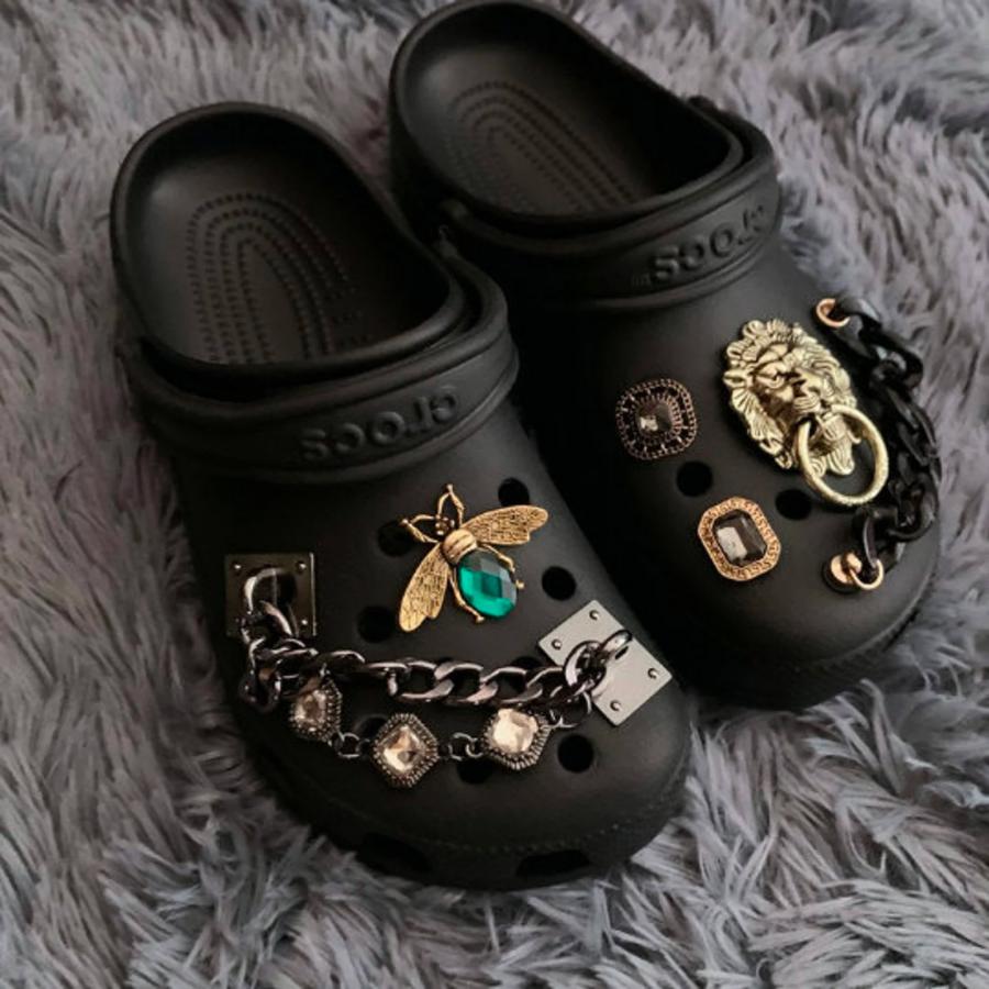 Crocs Goes Goth With New Mastermind Japan Collaboration & Skull Jibbitz