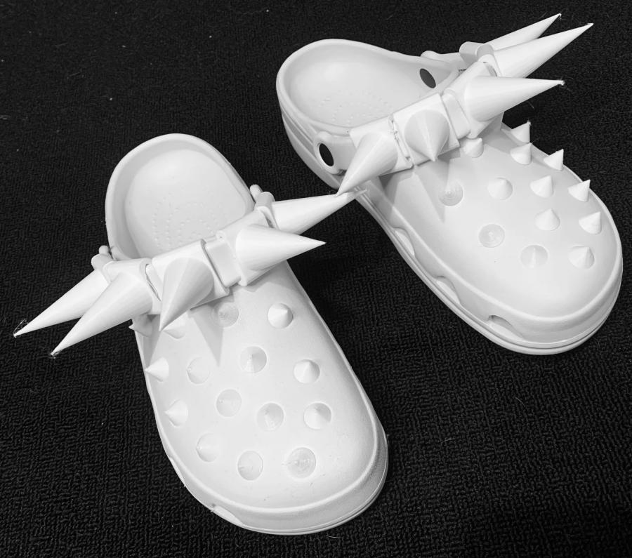 Goth crocs with spikes and chains are officially a thing (but they'll set  you back £200)