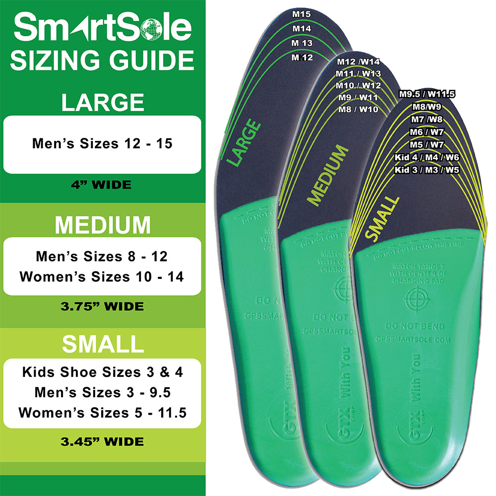 GPS Tracking Shoe Insoles - SmartSole Smart Shoe Insoles For Seniors With Alzheimers or Dementia