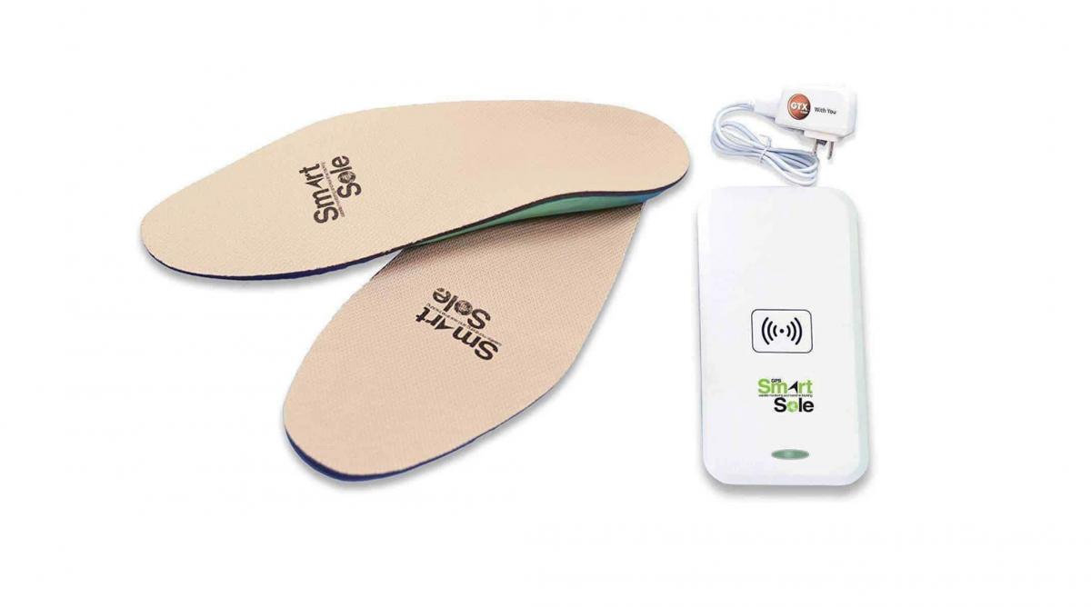 Comfort shoes with embedded GPS to keep track of Alzheimer's patients