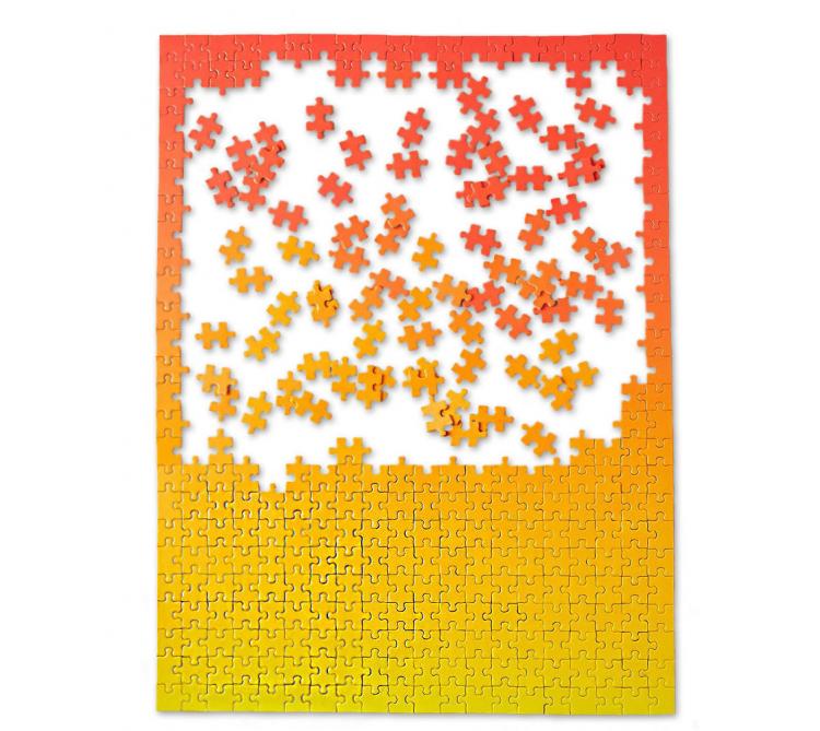 Gradient Jigsaw Puzzle