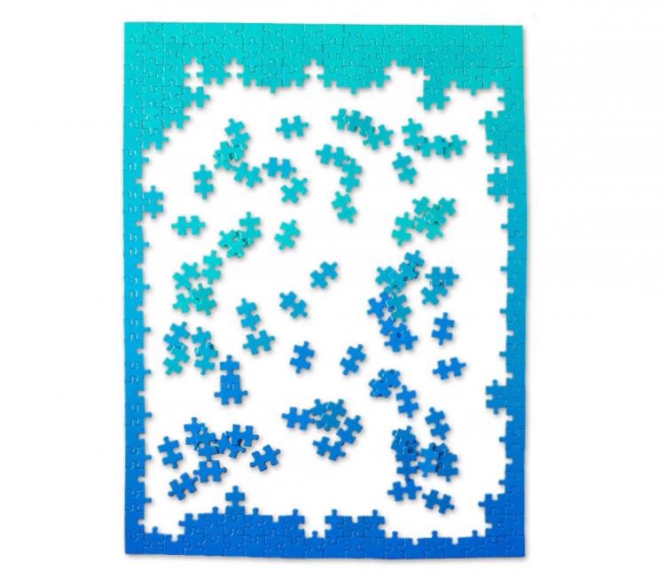 Gradient Jigsaw Puzzle