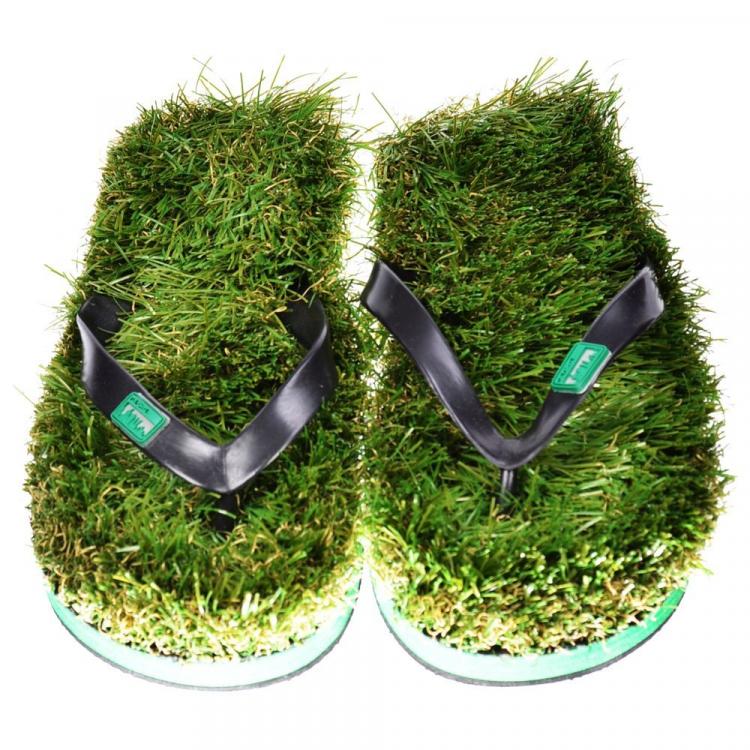 Grass slippers store