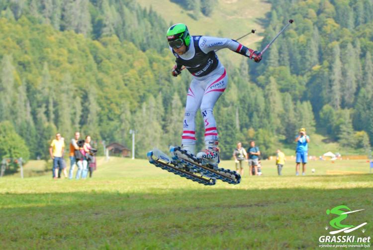 Grass Skis Let You Downhill Ski In The Summer