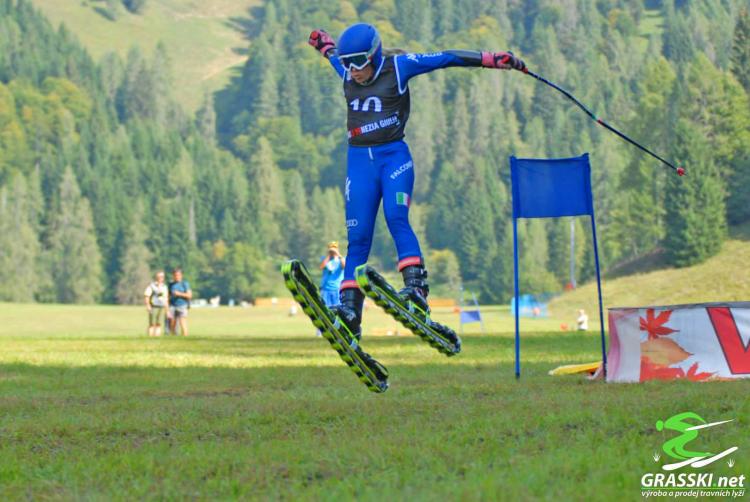 Grass Skis Let You Downhill Ski In The Summer - Rolling downhill skis - Tank track skis