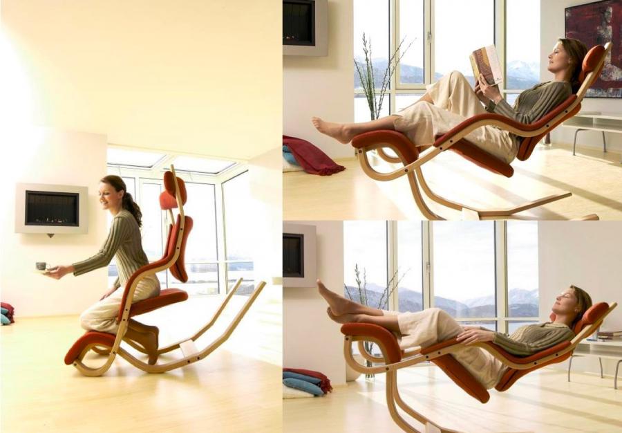 Gravity discount balance chair