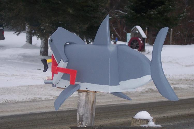 Great White Shark Mailbox - Best novelty mailboxes