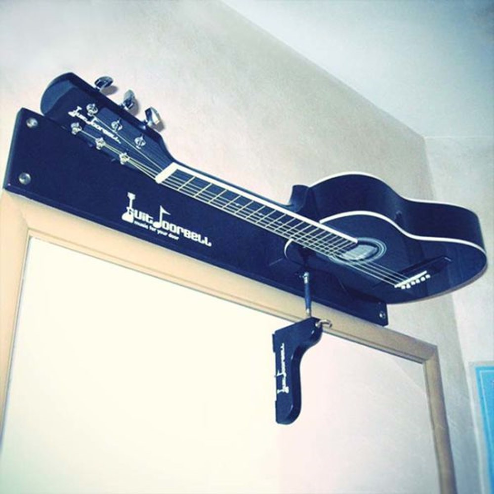 Guitar Doorbell - Guitar Door chime strums guitar each time door is opened