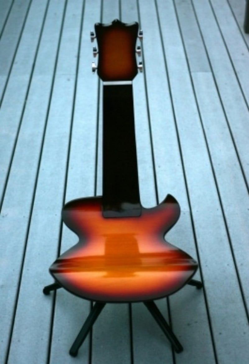 guitar shaped chair