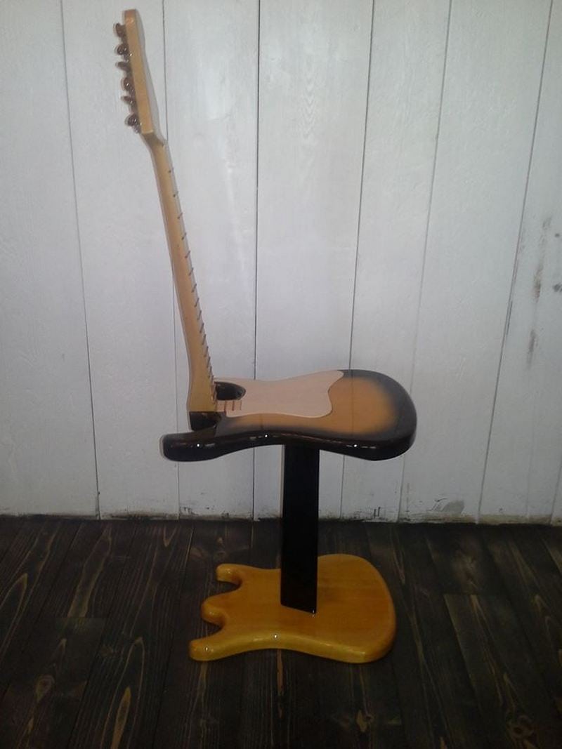 chairs that look like guitars