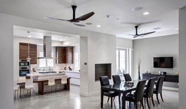 Haiku Smart Fan Turns on when you enter the room - voice activated smart ceiling fan