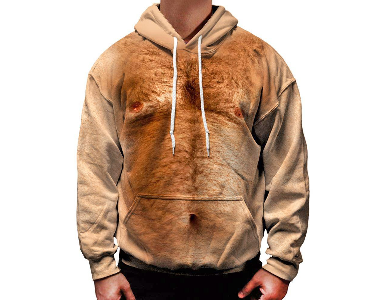 This Hairy Chest Hoodie Sweatshirt Will Ensure Your Girlfriend