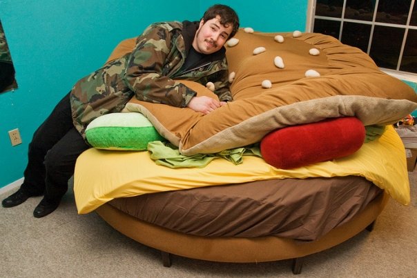 Cheeseburger Bed