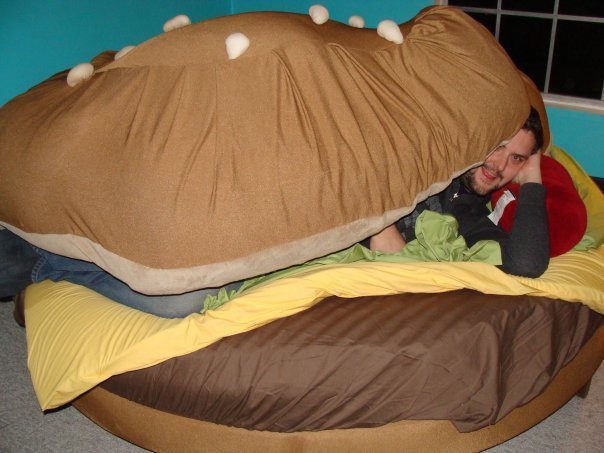 Cheeseburger Bed