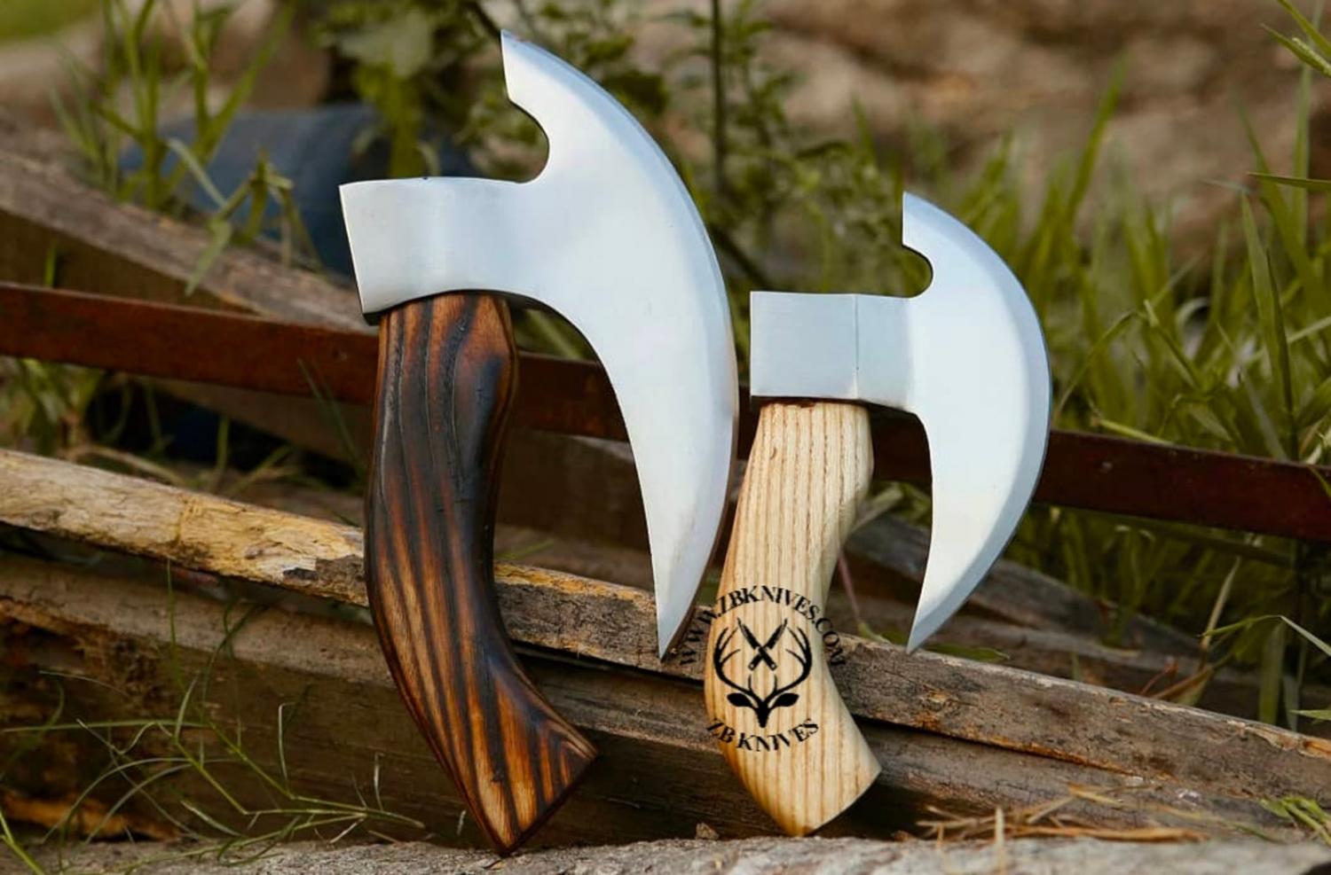 Hand Forged Viking Pizza Axe
