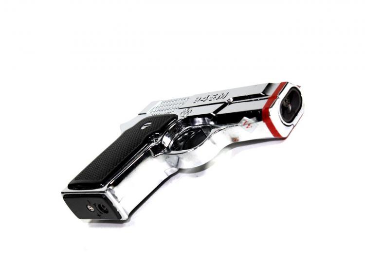 AR-15 Gun Shaped Refillable Butane Torch Lighter