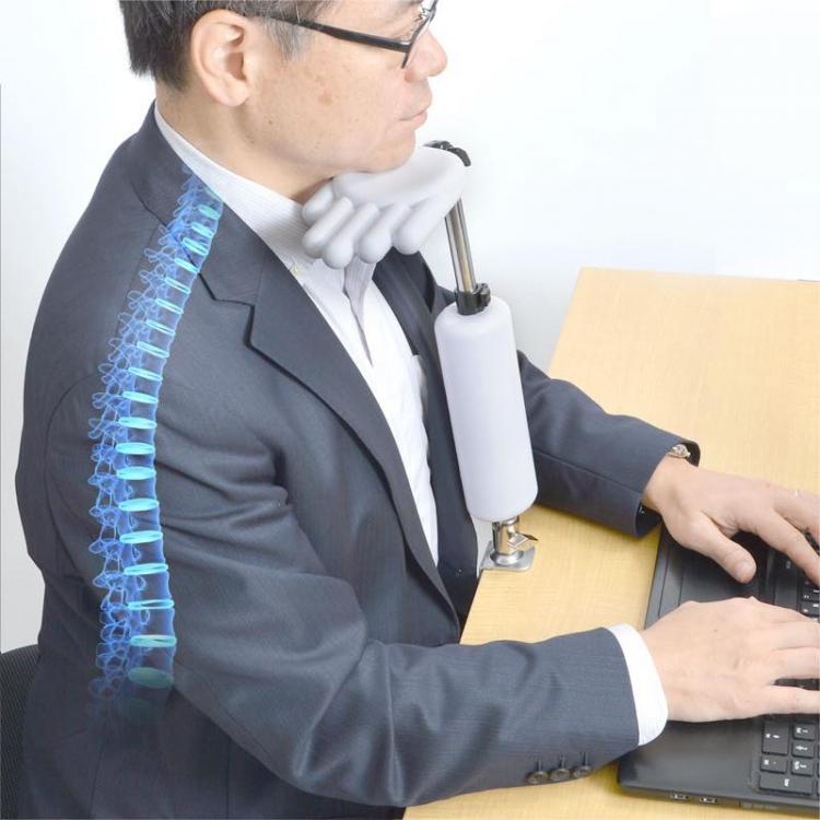 Japanese Creepy Hand Shaped Head Holder - naps at work
