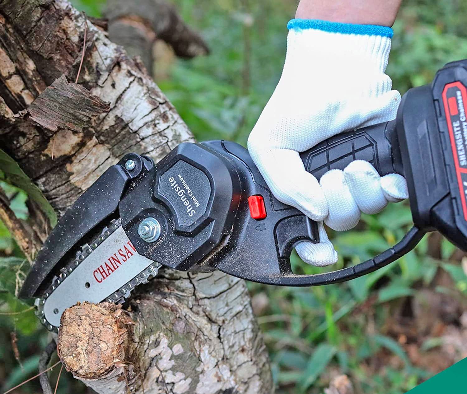 Handheld mini deals chainsaw